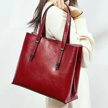 

Fashion PU Leather Handbag Shoulder Crossbody Satchel Women Tote Top Handle Bag F42A