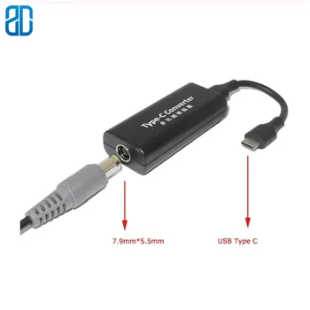 

7.9mm x 5.5mm Dc Power Charger Adapter Connector Converter for Lenovo ASUS Notebook Adapter to Type C Plug Converter