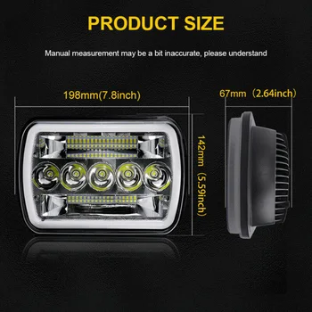 

Waterproof LED Headlight For For Chevrolet Express 3500 Hi-Lo Halo High Quality