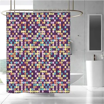 

Hotel Quality Polyester Shower Curtain Shower and Bathtub
