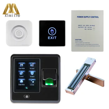 

TCP/IP Fingerprint Time Attendance And Access Control ZK SF300 Color Screen Linux System Door Access Control System
