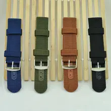 Nylon Mesh Watchbands Solid Color Strap 20mm 22mm 24mm Women Men Sport Watches Simple Watch Band Belt Accessories relogio reloj