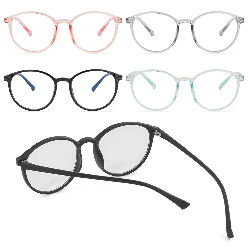 Resin Lens+PC Frame Anti-Blue Rays Eyeglasses Women Men Ultralight Flat Mirror Eyewear Reduces Eye Strain Game Eyeglasses blue light blocking reading glasses