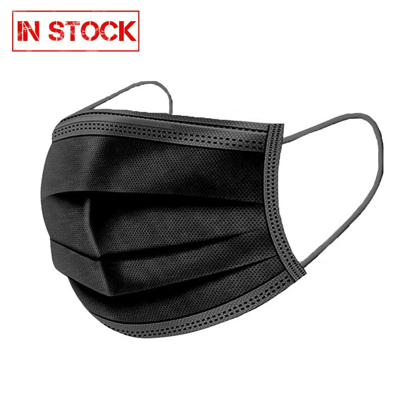 

20pcs High Quality 3 layers Disposable Face Mask Anti Dust Healthy Mouth Mask Formaldehyde Bad Smell Proof Face Mouth Mask