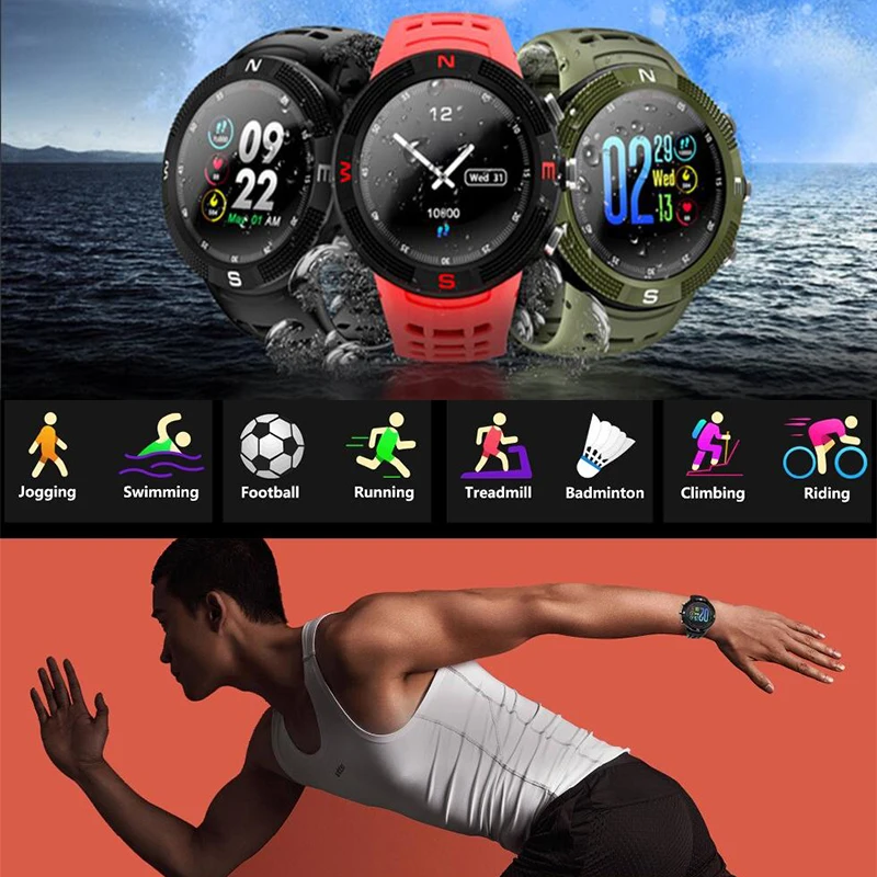 

Outdoor GPS Sports Smartwatch Multi Function IP68 Waterproof Compass Heart Rate Bluetooth 4.2 Call Reminder Smart Watch Saatler