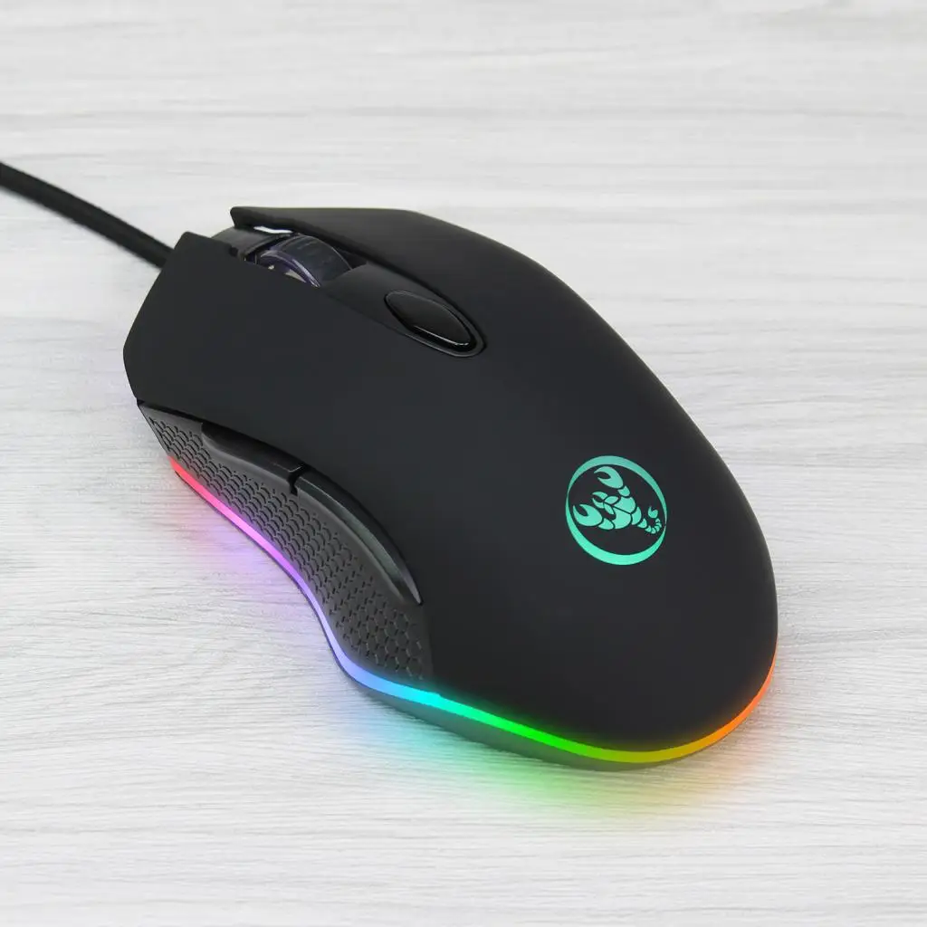 4800 dpi 6 кнопочный светодиодный макро Проводная игровая мышь USB настольные мыши для Pro Gamer