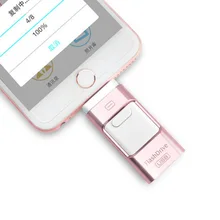 Для iPhone 8, 7, 6, 6s Plus, 5, 5S, ipad, флеш-накопитель, карта памяти, двойной мобильный OTG, микро USB флеш-накопитель, 16 ГБ, 32 ГБ, 64 ГБ, 128 ГБ, флешка