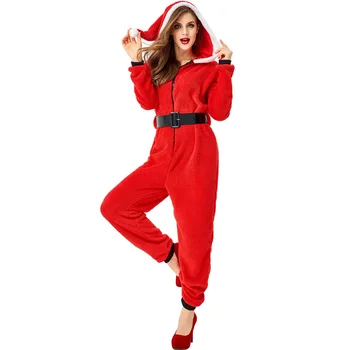 

New Arrival Santa Claus Costume Cosplay Adult Christmas Costume For Women Santa Claus Dress Up Suit