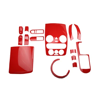 

Red Steering Wheel Door Handle Sill Trim Plate Decorated Frame For VW Volkswagen Beetle 2003 04 05 06 07 08 09 10 CAA232A