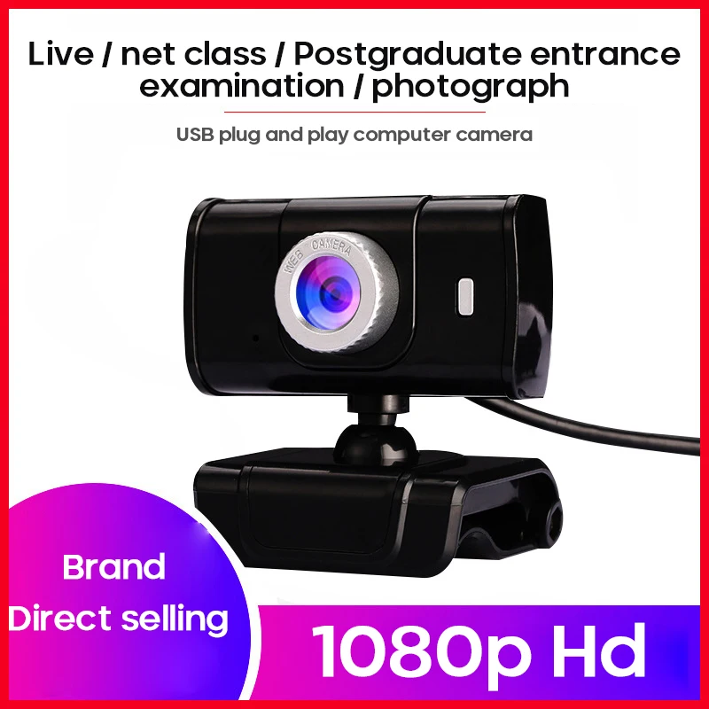

full hd 480P 720P 1080P USB webcam Desktop Computer web Camera With Microphone for pc Notebook Teaching Live Conference HD