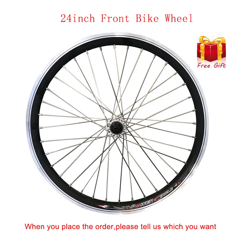 Велосипедный набор колес 1" 20" 2" 26" 700C 27," 29" набор колес для горного велосипеда диск/V тормозные алюминиевые литые диски Bmx Колеса для дорожного велосипеда - Цвет: 24inch