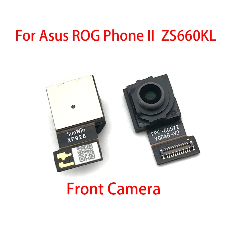 Для ASUS ROG Phone II ZS660KL Модуль задней камеры гибкий кабель+ запасная фронтальная камера