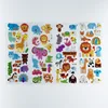 8 Sheets/Set Waterproof Cartoon Zoo Animals Stickers Kids Notebook Decoration Scrapbook Sticker Toy For Children Boys Girls 4