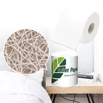 

2020 Tissue paper roll household roll toilet paper high quality natural pulp roll paper portable toilet paper practical 6 roll