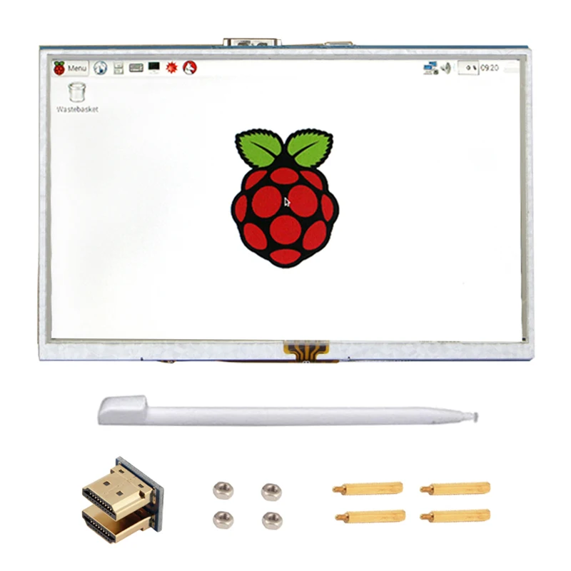 5 дюймов Экран Raspberry Pi 3 800*480 Сенсорный HDMI Интерфейс ЖК дисплей Дисплей + акриловый