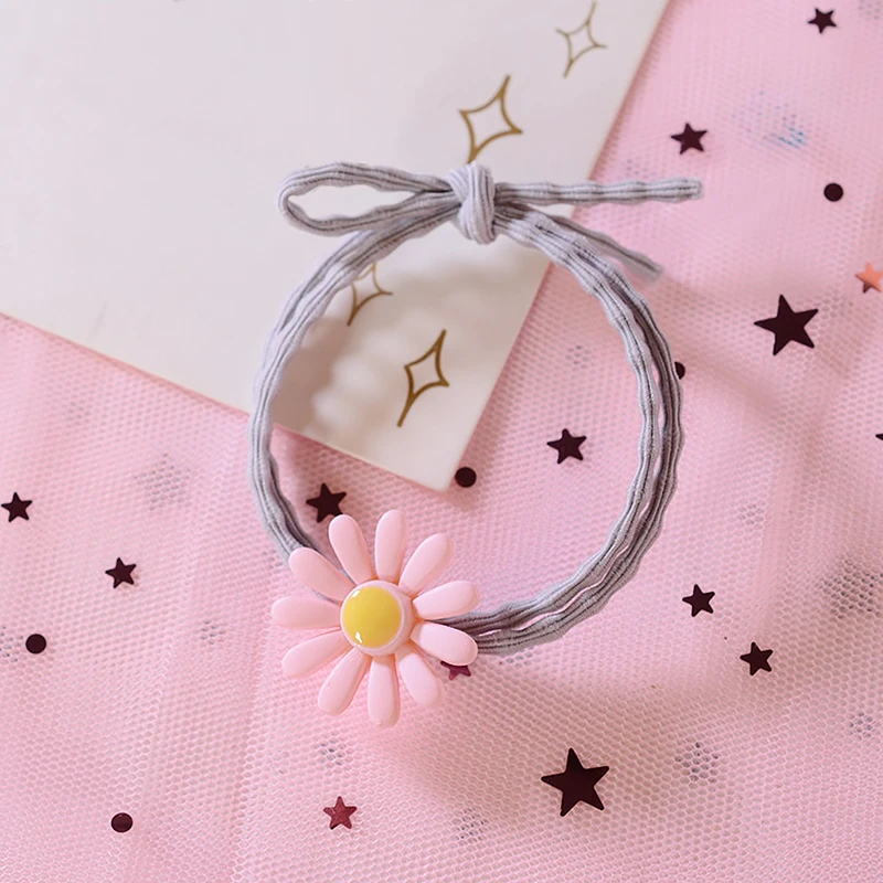 1 шт. резинка для волос с цветком Маргаритки|Аксессуары девочек| |