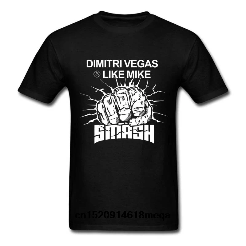 Модная рубашка новый дизайн Мужская футболка DJ Dimitri Vegas Like Mike футболки хлопок
