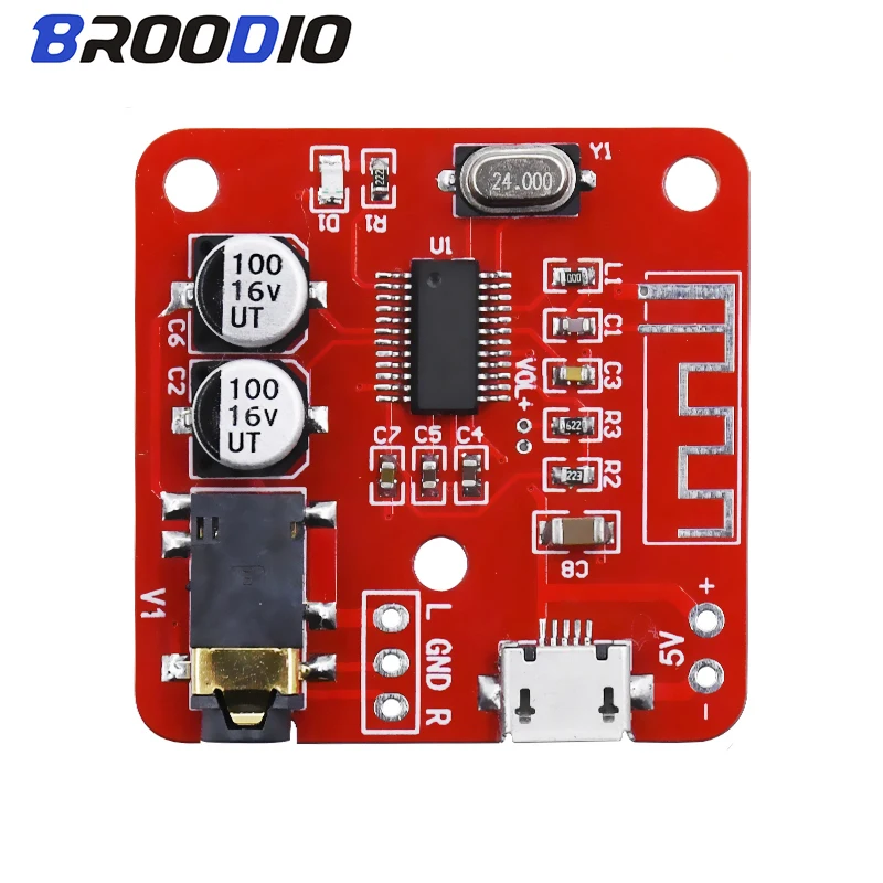 

Wireless Bluetooth MP3 Decoder Board Module 4.2 Lossless receiving Module Diy Car Amplifier Kit Retrofit Wireless Speakers amp