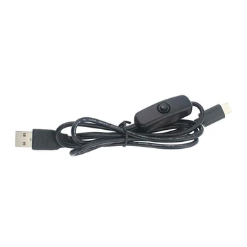 

Power Adapter Cable 5V 3A Usb To Type-C Power Supply Cord with on Off Button for Raspberry Pi 4 Model B