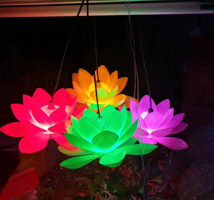 

Engineering LED Lotus Lamp Peony Flower Lamp LED Meteor Shower Waterproof Lighting Chain Stars Decorative Lights Snowflake Penda