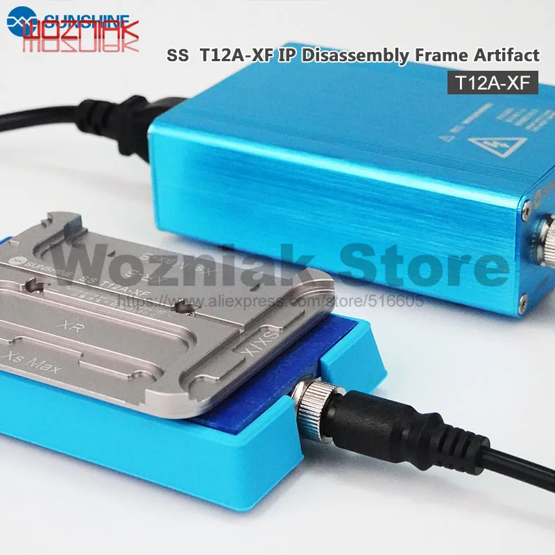 full set Возняк SS-T12A XF 4в1 преднагреватель для удаления рамы для iphone X, XR, XS, XS, MAX, быстрая съемка рамы - Цвет: full set