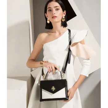 

2019 New Fashion Soft Real Genuine Leather Tassel Women Handbag Elegant Ladies Commuter Diana Shoulder Bag M732BX2679