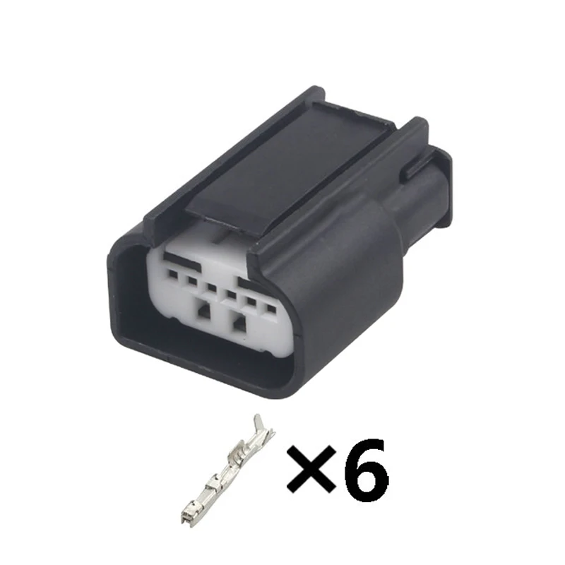 

Free shipping 5sets 6pin wire connector Land rover new wing tiger edge mondeo ford fox finder radar rearview camera plug