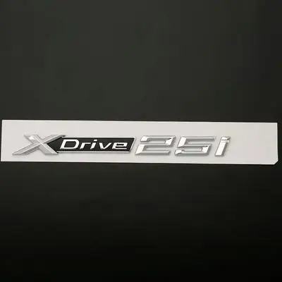 1X ABS Хромовая автомобильная пленка XDrive логотип эмблема декоративная Стикеры X Drive 20i 25i 28i 30i 35i 40i 48i 50i для BMW X1 X3 X4 X5 X6