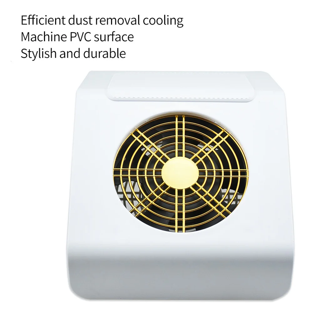 Online 40W Leistungsstarke Nagel Staub Absaugung Collector Staubsauger Nagel Salon Werkzeuge Nail art Ausrüstung mit 2 Staub Sammeln Tasche