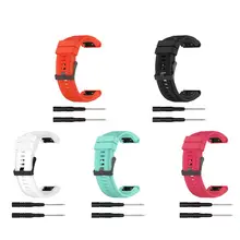 26MM yumuşak silikon saat kayışı bilek bandı Fenix 5X artı/Fenix 5X/Fenix 6X