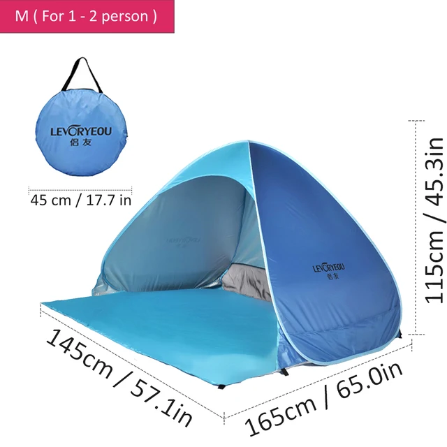 2人用自動キャンプテント,インスタントポップアップ,オープン,アンチUV,屋外サンシェルター|tent instant|automatic  camping tentcamping tent - AliExpress