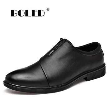 

Genuine Leather Men Shoes Breathable Bussiness Dress Shoes Plus Size Handmade Autumn Oxfords Shoes Men