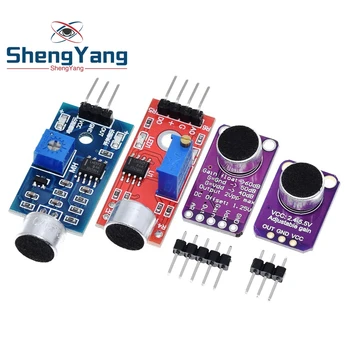 

Selling Sound sensor module sound control sensor MAX4466 MAX9814switch detection whistle switch microphone amplifier For Arduino