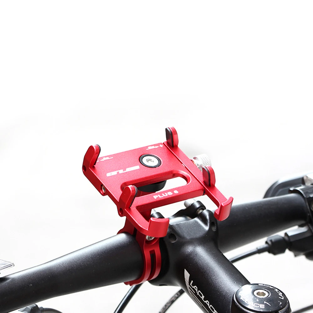 

GUB Bicycle Phone Holder 360 Degree Rotating Length Aluminum Bike Handlebar Mount Cycling Clip-on Phone Clamp Holder