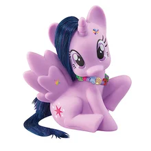 

My Little Pony: Friendship Is Magic Twilight Sparkle Play House Unicorn Hairdressing Tool Set with Sticker Necklace Girl Gift