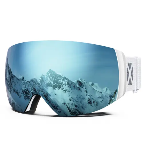 JULI Professional Magnetic Ski Goggles Double Layers Lens Anti-fog UV400 Big Ski Mask Glasses Snowboard Goggles For Men Women - Image 11