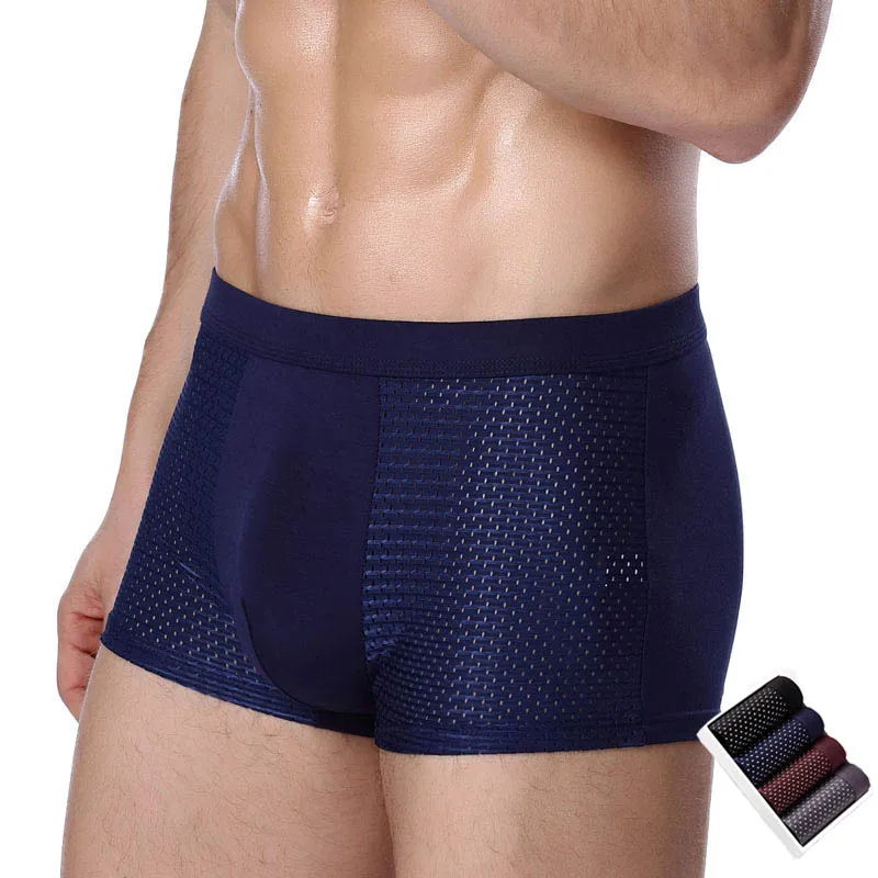 

4pcs/lot Mens Underwear Boxers Men Boxer short U convex pouch Man Boxeur Homme Underpants Calzoncillos Bamboo Fiber Shorts