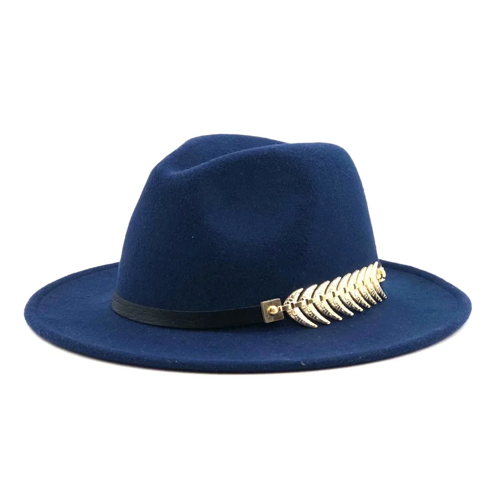 Новая шерстяная фетровая шляпа Hawkins фетровая Кепка с широкими полями дамская шляпа Trilby Chapeu Feminino шляпа для женщин и мужчин джазовая церковная Крестный отец шляпы сомбреро