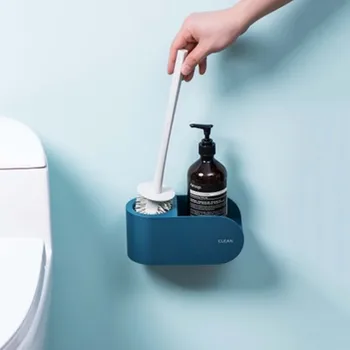 

Long Handle Set Wall-mounted Creative Cleaning Toilet Bathroom