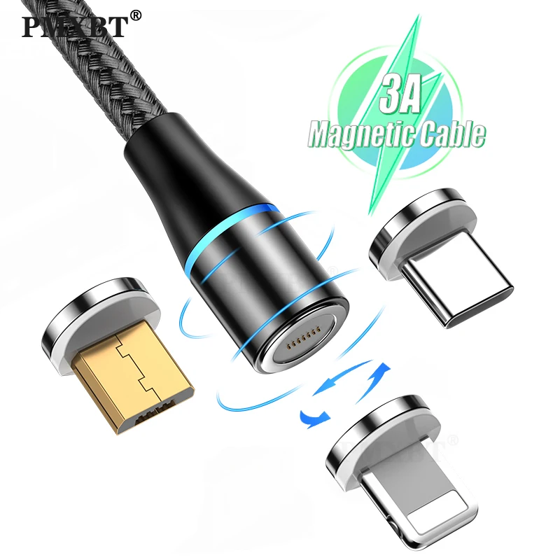 Магнитный Кабель Micro-USB для быстрой зарядки с разъемом типа C Мобильный телефон
