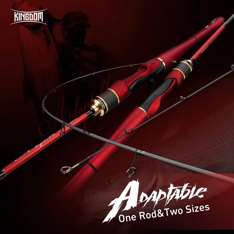 Recommended Kingdom ADAPTABLE Spinning Fishing Rods 4+1 Section 1.8m/2.1m 1.98m/2.28m Multi-section Feeder Rods Casting Fishing Travel Rod