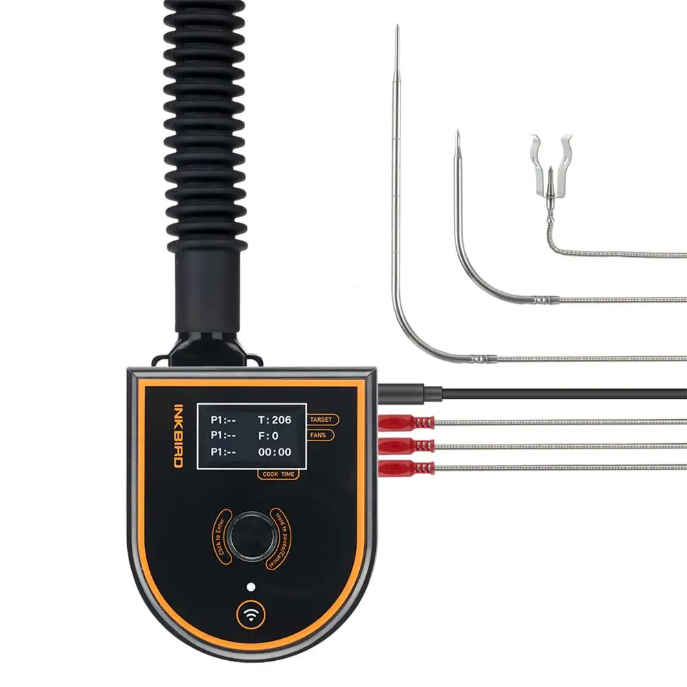 INKBIRD ISC-007BW 오븐 온도 컨트롤러 WIFI/BT 연결 큰 녹색 계란 Kamado Joe Weber Primo 120V-220V