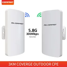 Mini routeur WIFI d'extérieur CPE, 300Mbps, 5.8G, pour caméra IP, point à point, amplificateur longue portée