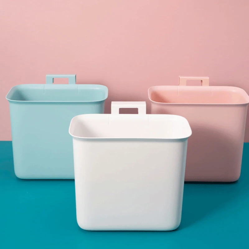 

Kitchen cabinet trash can cabinet hanging door garbage bin garbage container Plastic Desktop countertop trash can bins