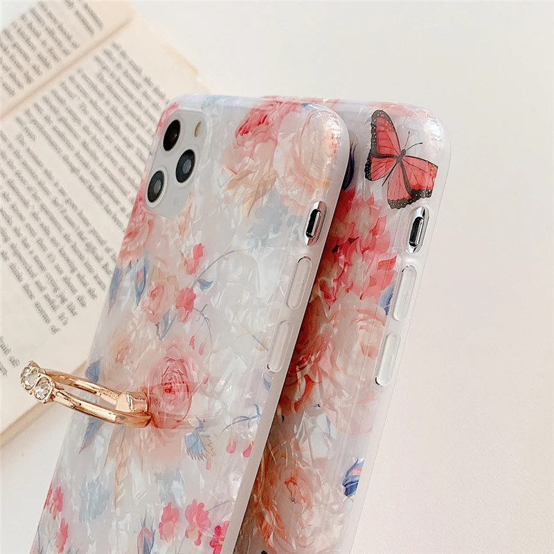 LS Маргаритка цветок мобильный телефон чехол для Apple iPhone 12 7 8 plus XR XS Max 11ProMax iphone 11 из