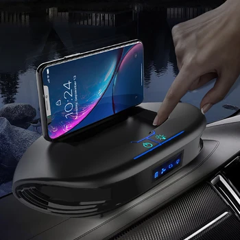 

Solar Car Air Purifier with Smart Phone Stand USB Ionizer Vehicle Air Cleaner HEPA Filter Car Aroma Diffuser for Car Home Office