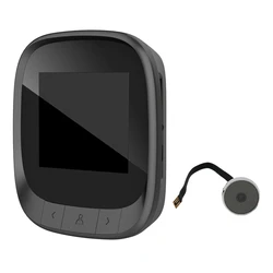 2.4 Polegada câmera porta olho mágico digital câmera inteligente hd casa visível interfone vídeo campainha câmera de voz telefone dd3s
