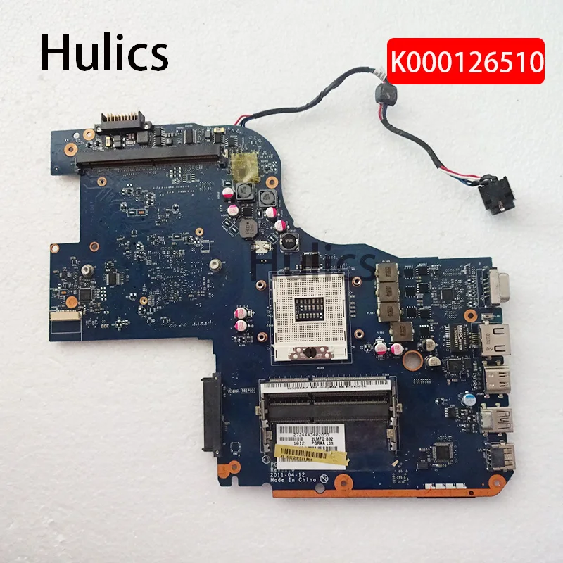 Hulics оригинал для ноутбука Toshiba Qosmio X775 X770 Материнская плата K000126510 LA-7191P материнская