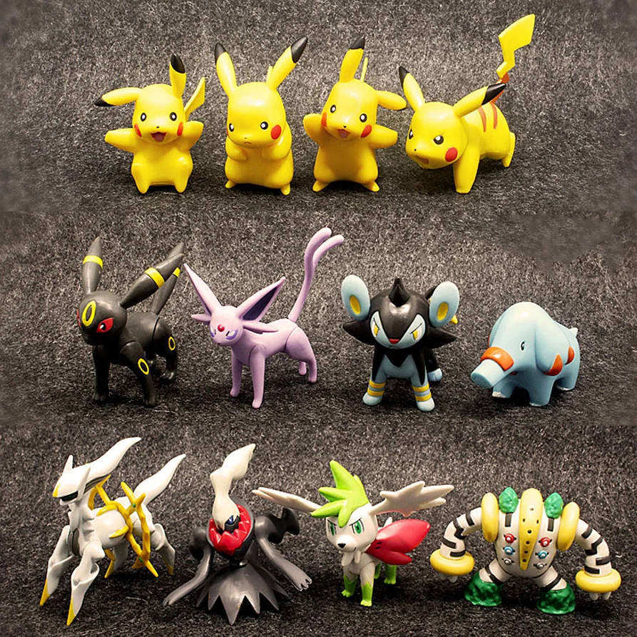 子供向けのポケモンフィギュアとおもちゃ 子供向けのコレクション さまざまな形のおもちゃ Aliexpress