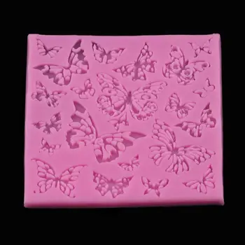 

Cute Butterfly Silicone Resin Molds Earring Necklace Pendant Jewelry Tools 634D